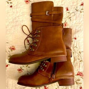 New Midcalf Camel Boots 7-7.5